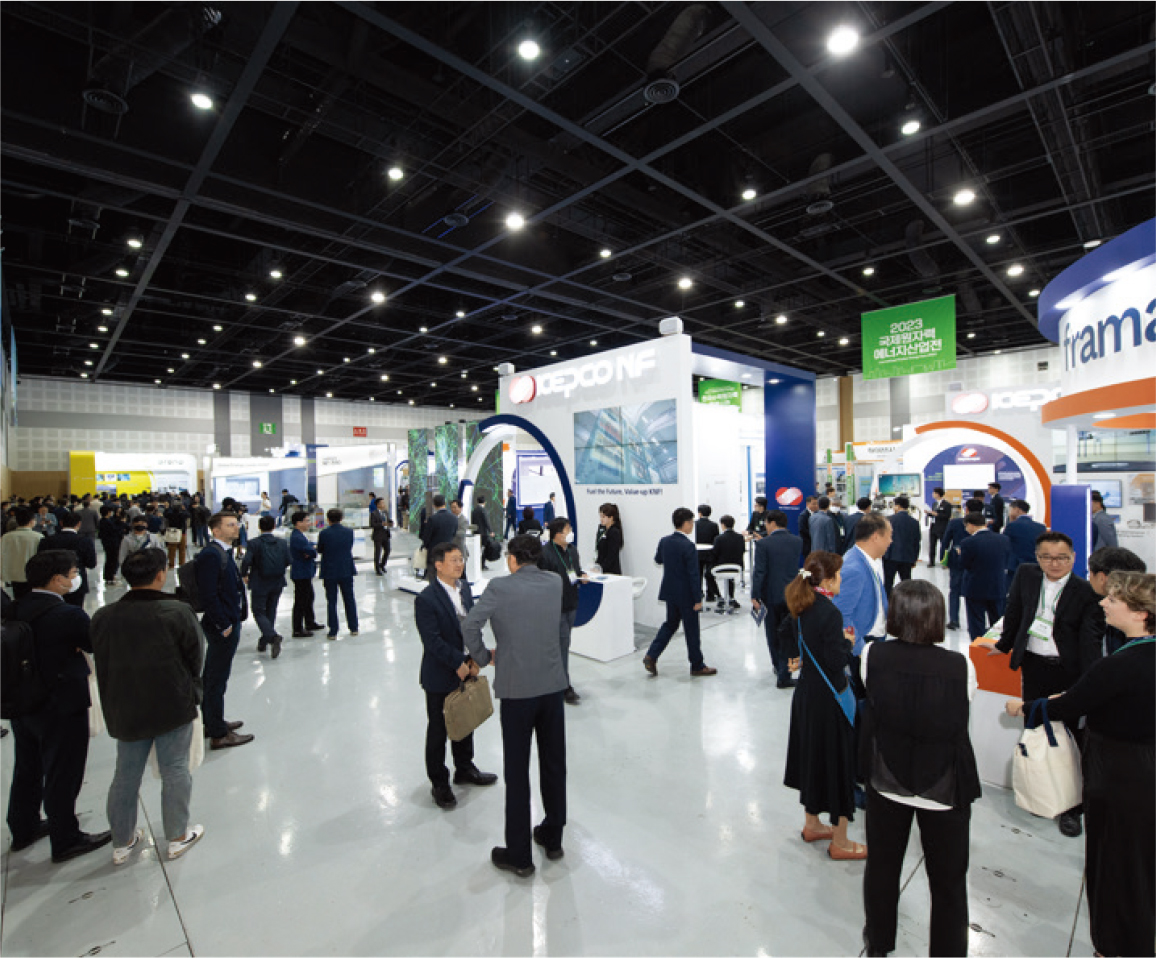 Sample event layout in Exhibition Hall 1
